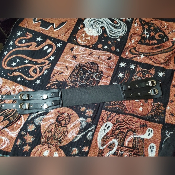 Killstar Starlight Belt With Buckles And Elastic - Picture 3 of 4